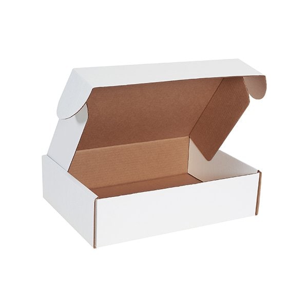 Bsc Preferred 15 1/8 x 11 1/8 x 4'' White Deluxe Literature Mailers, 50PK BUY00014628 - main